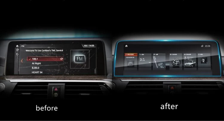 

10.25 inch Car Tempered Glass Navigation Screen Protective Film Sticker GPS LCD Guard For BMW X3 G01 2018 2019 2020 Interior