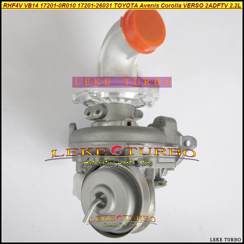 VB14 17201 0R011 1720126031 VDA10127 VEA10127 турбокомпрессор для TOYOTA Avenis Corolla VERSO D 4D 2005 2AD FTV 2ADFTV