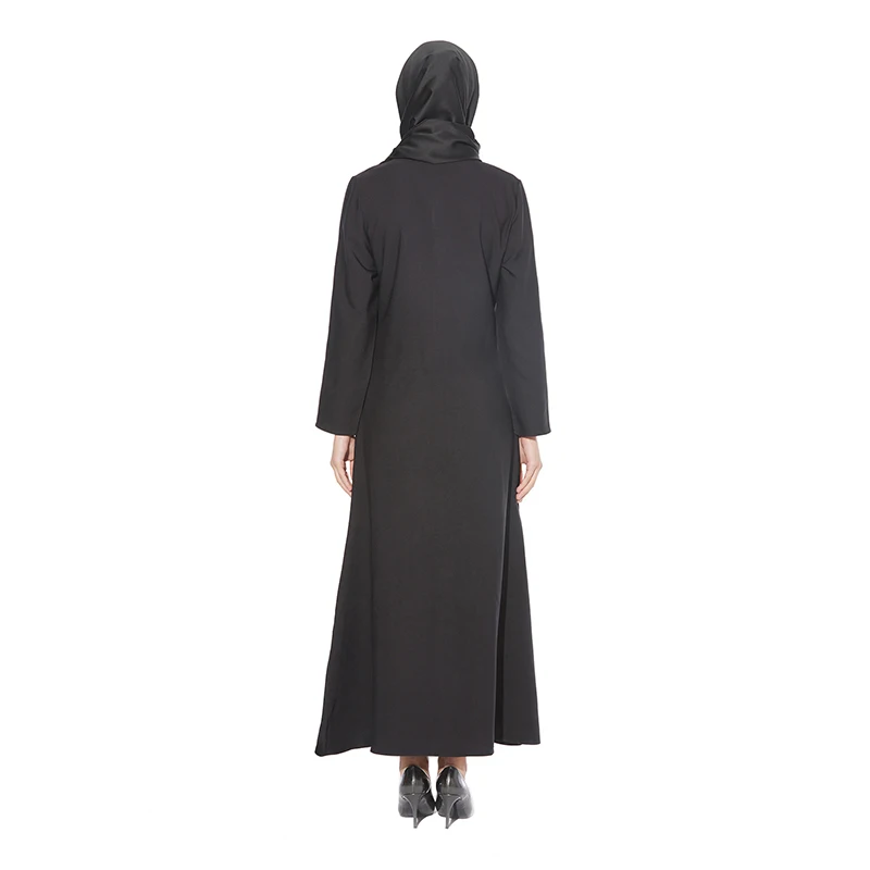 Мусульманские платья Дубай Abaya с вышивкой модное мусульманское женское платье