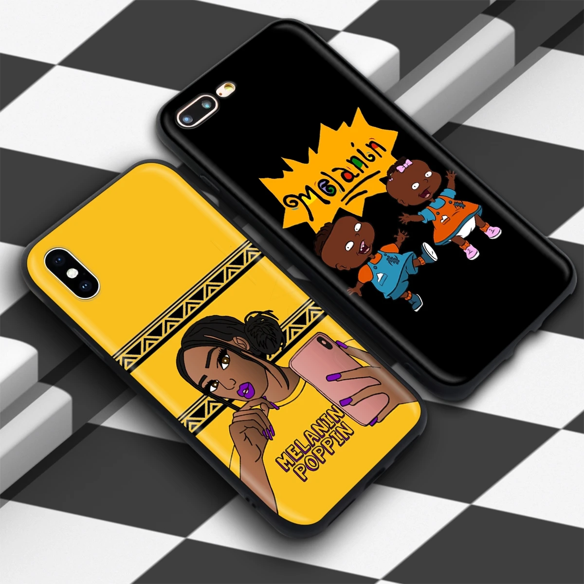 Lavaza Черный Девушка волшебный меланин Poppin чехол для iPhone 12 mini 11 Pro XS Max XR X 8 7 6 6S Plus 5 5s se