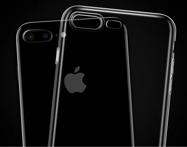 Soft TPU Case For 7 7Plus 8 8Plus X XS MAX XR Transparent Phone iPhone 5 5s SE 6 6s 6Plus 6sPlus |
