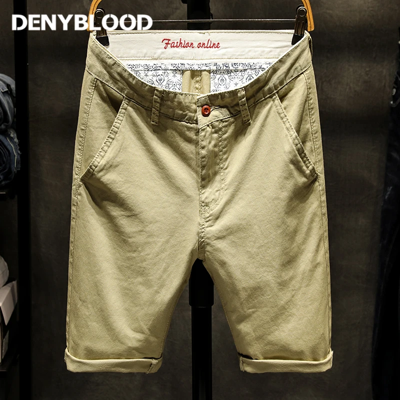 Мужские повседневные шорты Denyblood летние хлопковые шорты-бермуды компрессионные