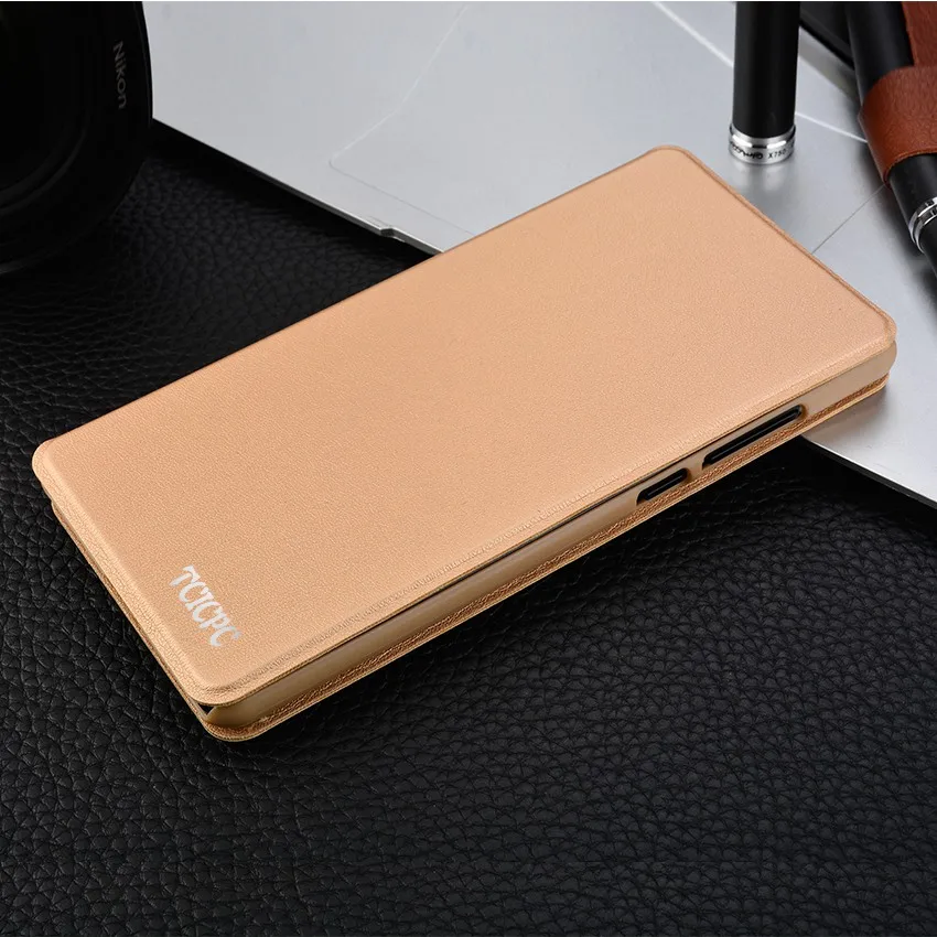 TCICPC для Xiaomi mi Mix 2 2S Чехол Флип Роскошный Utral тонкий мягкий из искусственной кожи+ Жесткая задняя крышка из ПК для Xiaomi mi Mix 2 2S mi x2 Coque - Цвет: Gold