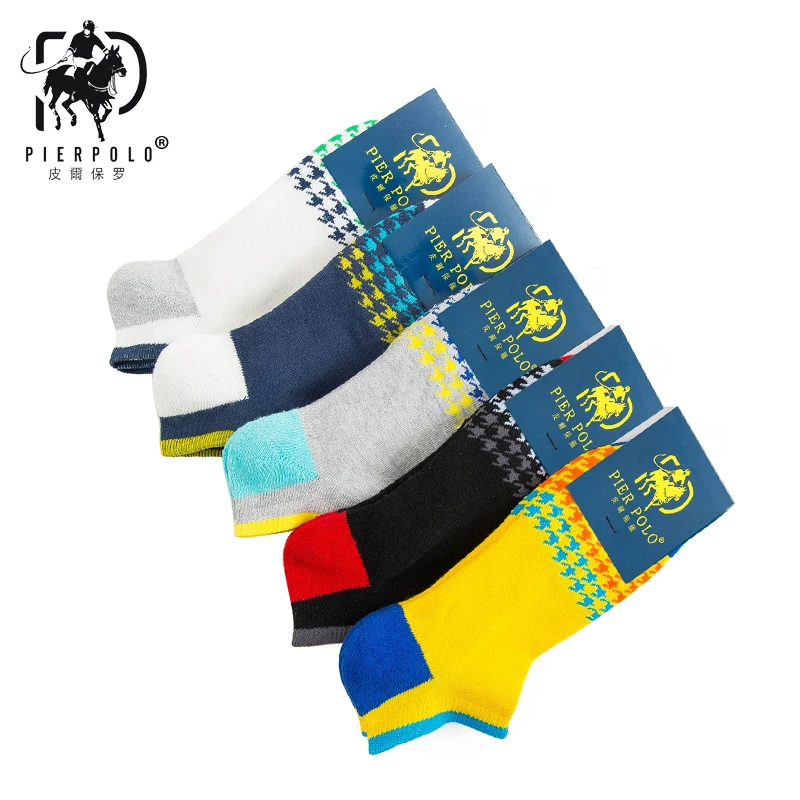 Pier Polo Новые Модные Цветные Подходящие Носки мужские повседневные носки (5