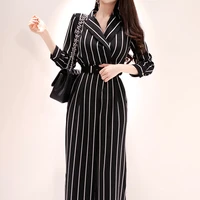 fashion work style women temperament comfortable high quality jumpsuit new arrival elegant ol casual classical striped jumpsuit