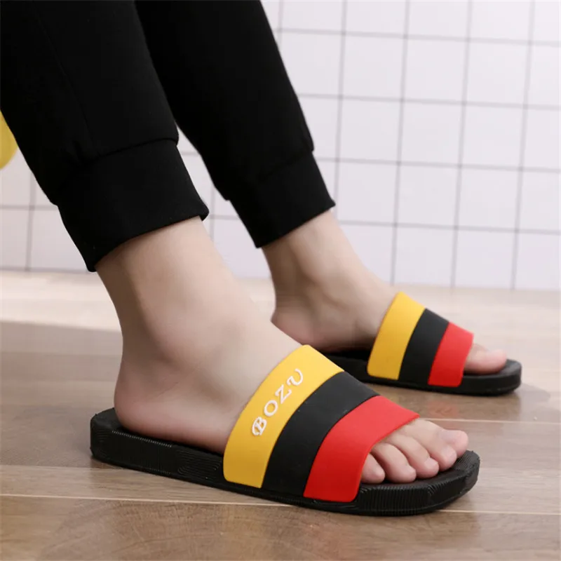 

Summer Slippers Men Shoes Casual Fashion Slipper for Man Breathable Men Beach Shoes Home Slippers Flip Flops 40-50