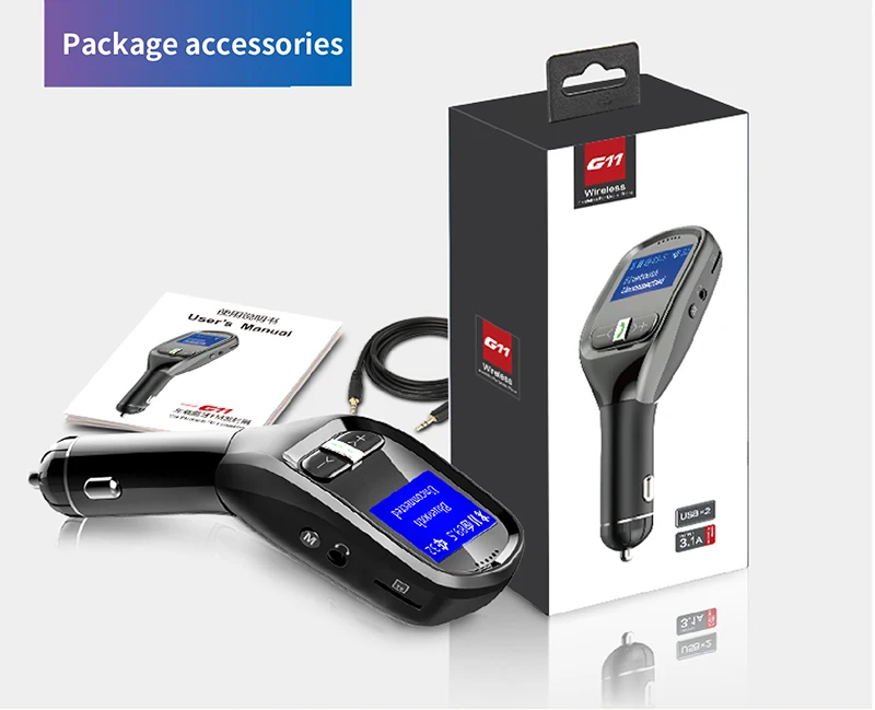Автомобильный MP3 плеер AUX out Handsfree автомобильный комплект fm передатчик Bluetooth FM