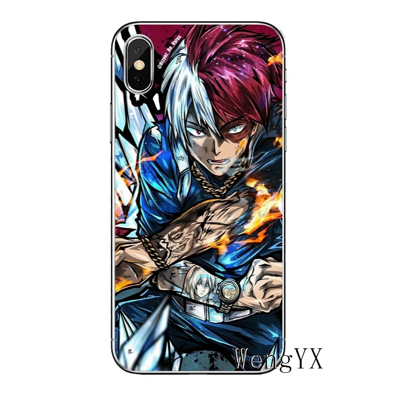 My Hero Academy шото Тодороки для iPhone X XR XS Max 8 7 6s 6 plus SE 5S 5c 5 4S 4 iPod Touch чехол мягкий чехол для телефона s - Цвет: shoto-Todoroki-A-01