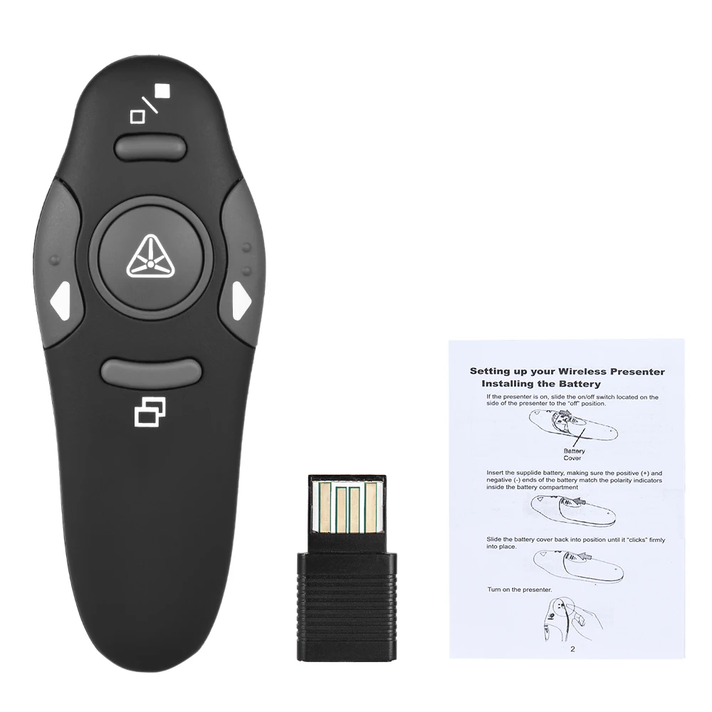 2 4 ГГц Беспроводная USB Презентация Powerpoint PPT флип ручка Указатель кликер