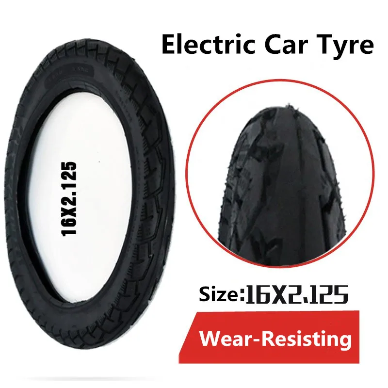 Outer Tyre Толстые 16X2,125 шины 16 дюймов* 2,125 шины для электромобиля и мотоцикла батареи для автомобиля электрические шины - Цвет: Outer Tyre