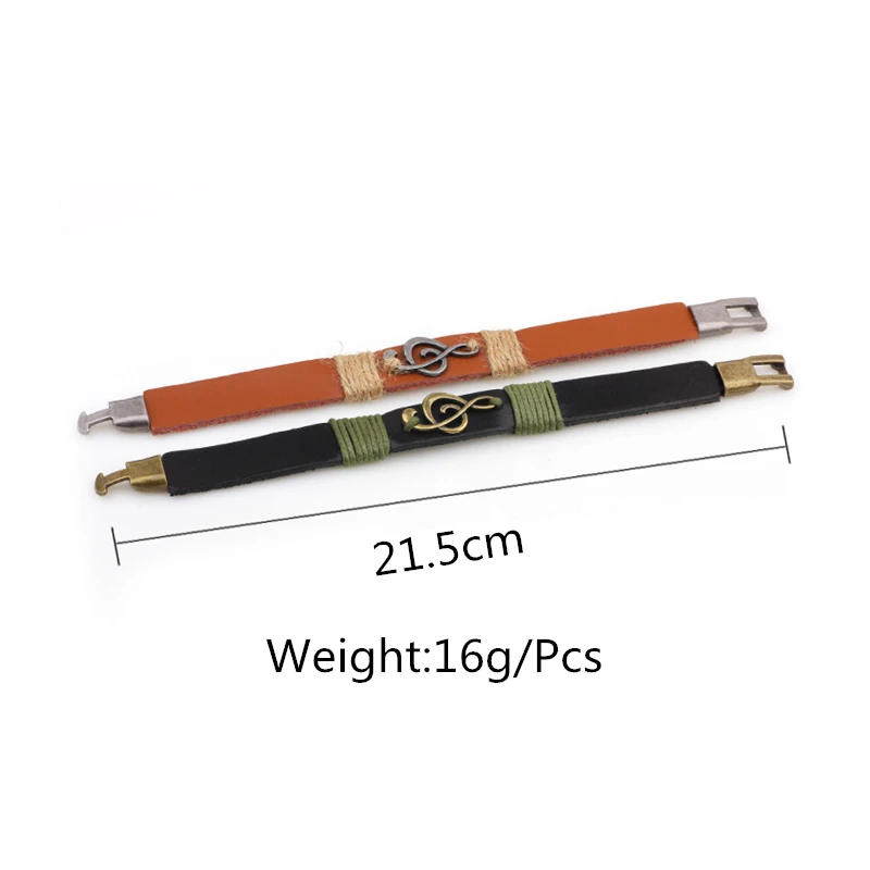 Heeda Kpop винтажный кожаный веревочный браслет Создайте индивидуальность