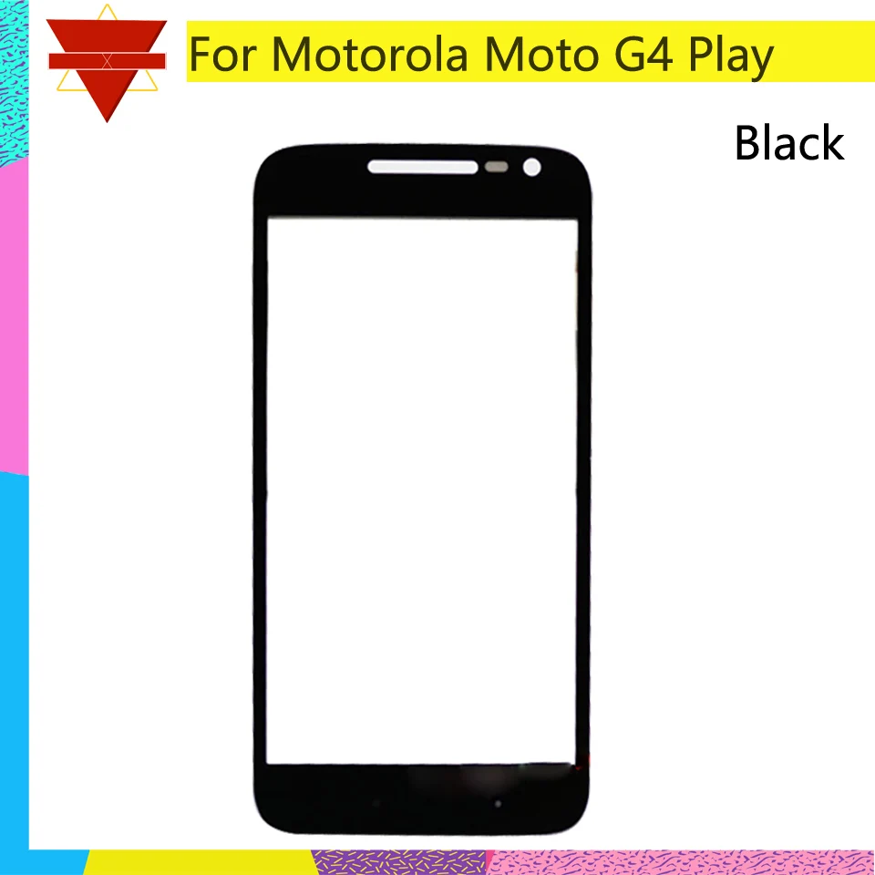 5 0 LCD Переднее стекло объектива для Motorola Moto G4 Play XT1607 XT1609 передний внешний экран