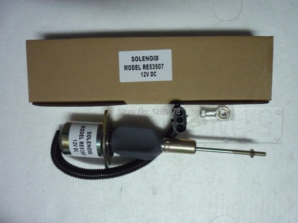 Электротопливо отключение Запуск соленоида RE53507 остановки для JOHN DEERE|solenoid