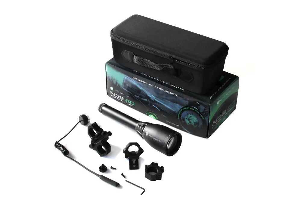 Высококачественный лазерный тактический зеленый фонарик nd3x40 / nd3x50 дальномер