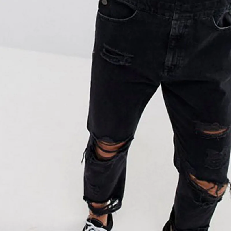 ADISPUTENT2019 Новая мода Для Мужчин's Рваные джинсы комбинезоны Марка New Fashion Hi Street