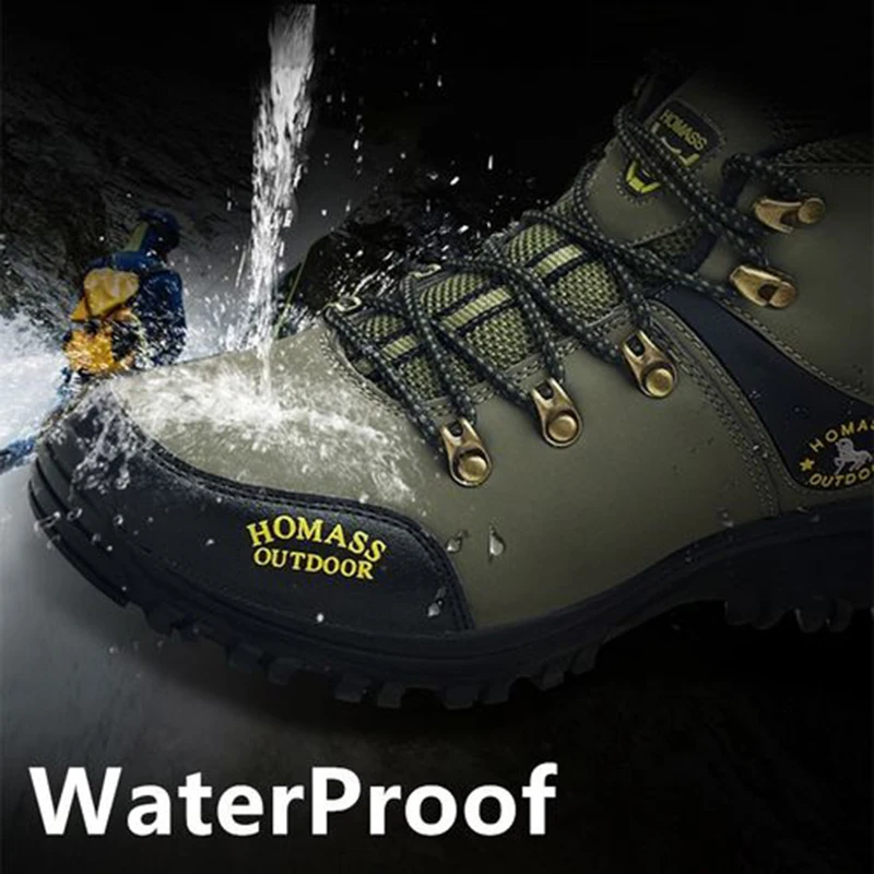 Fall Winter Mens Shoes Casual Platform Sneakers Boots Hiking Non-slip Outdoor Off-road Movement Mountaineering | Обувь