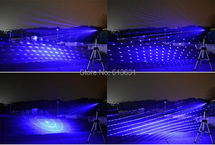 

450nm High Power 10000m Blue Laser Pointer Lazer Pen Light Adjustable Focus Burning Match With Charger 5 stars Caps Paper Box