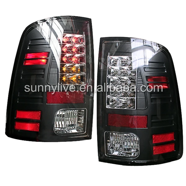 

For Dodge Ram 1500 LED Tail Lamp 2011-2014 year SONAR Style Black Colo