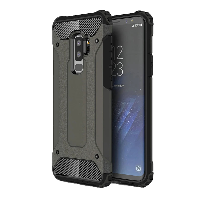 Противоударный бронированный чехол для samsung Galaxy S9 плюс полный защитный кожух A8 2018
