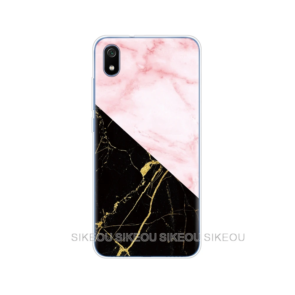 Силиконовый чехол для xiaomi redmi 7a, чехол s, полная защита, мягкая задняя крышка из ТПУ для redmi 7 a, бампер hongmi 7a, чехол для телефона - Color: 34604