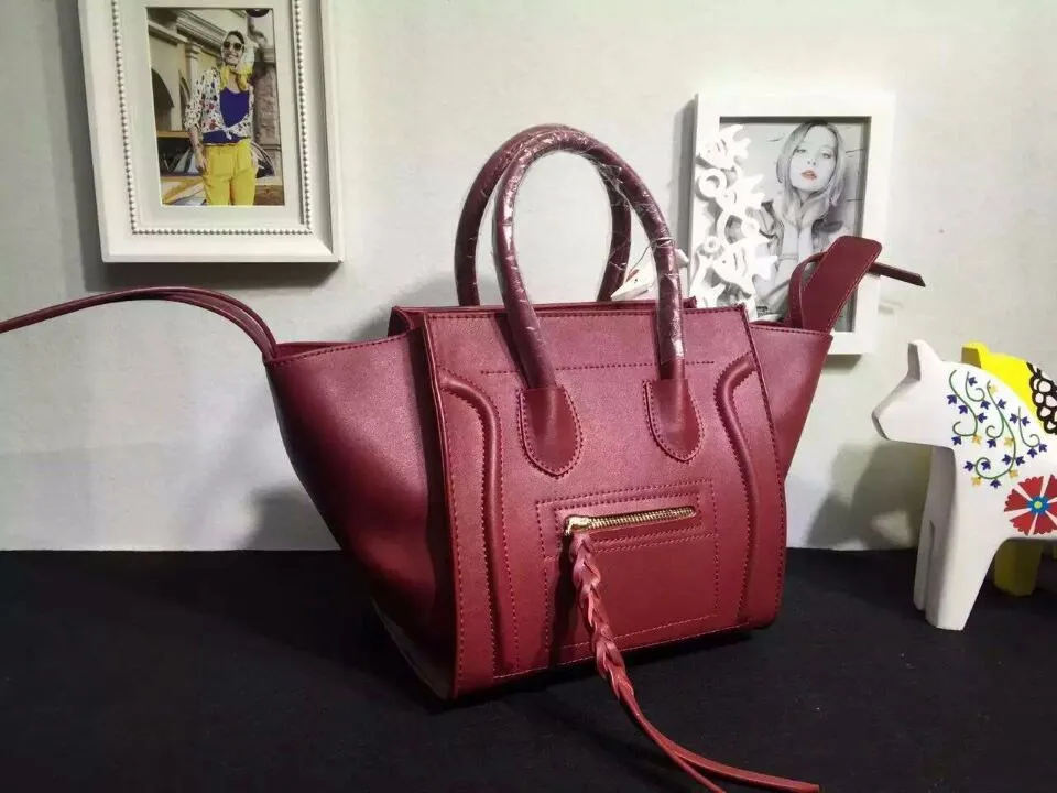 Летучая мышь крокодиловая кожа tote известный бренд уши сумки-мессенджеры женские сумки из натуральной кожи смайлик