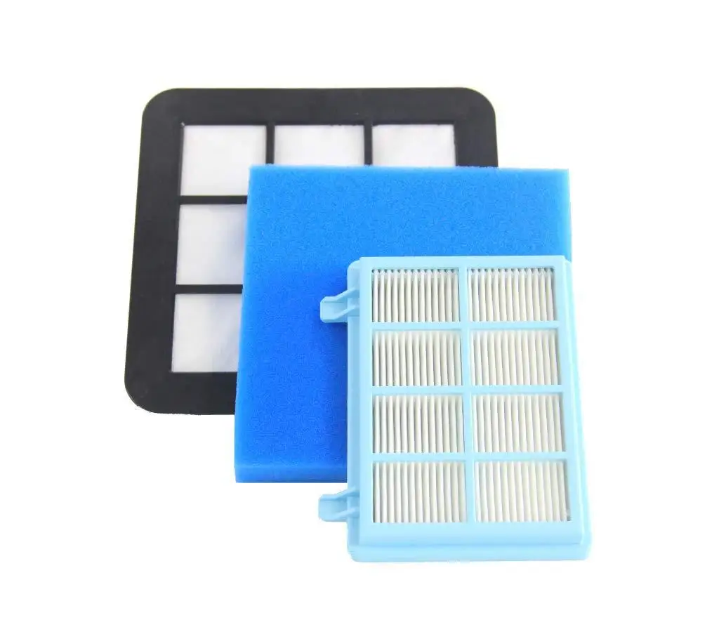 Моющийся двигатель пенный фильтр комплект для Philips power Pro Compact FC9331/09 FC9332/09 FC8010/01 запчасти пылесоса FC8010