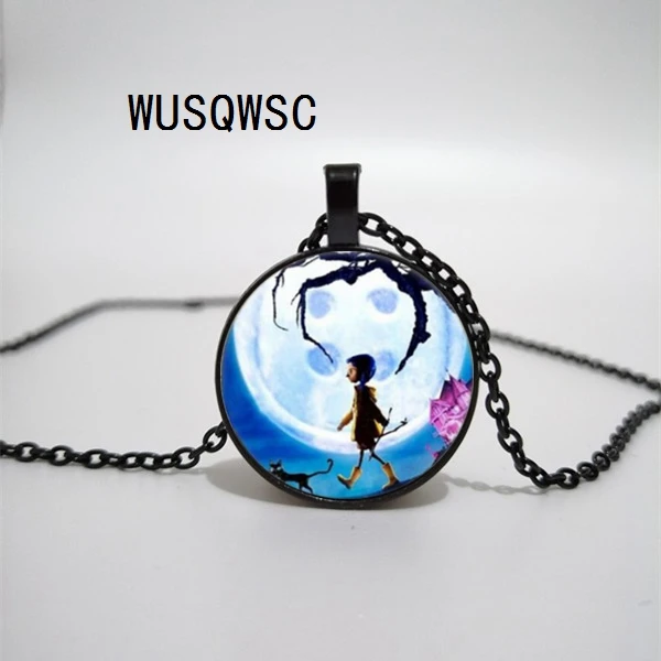 WUSQWSC новый дизайн классическое аниме ожерелье стеклянный купол 3 цвета цепи