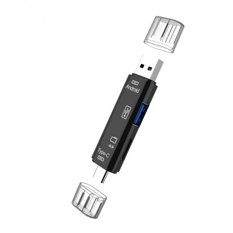 3 в 1 type-c кард-ридер для Android заголовки OTG расширение Micro USB 3,1 кард-ридер