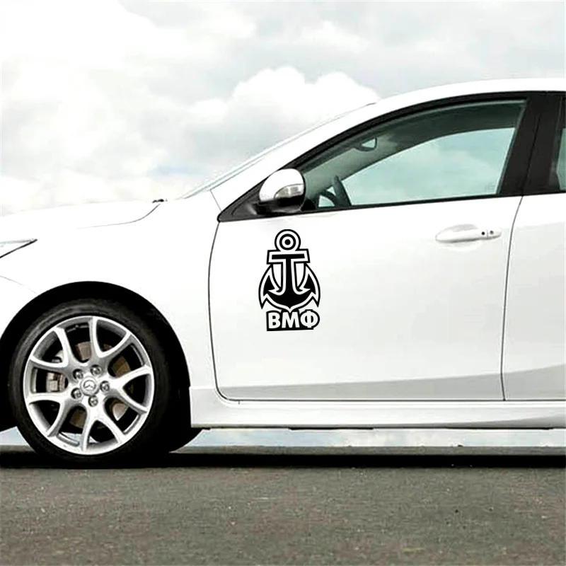 Three Ratels TZ-619 15*24.5cm 15*9.16cm 1-5 Pieces VMF Anchor Car Stickers And Decals Auto Sticker | Автомобили и мотоциклы