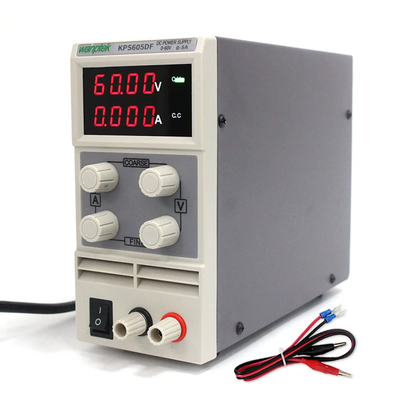 Горячая Распродажа KPS605DF 0-60 в/0-5A 110 В-230 В 0 1 в/а ЕС светодиодный цифровой