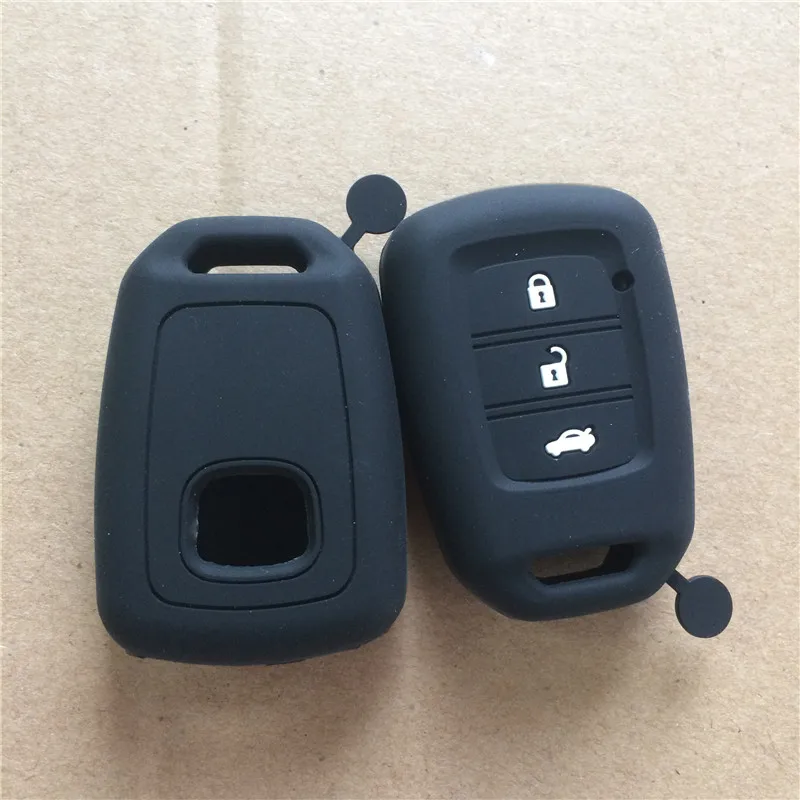 3 buttonsilicone rubber Чехол для автомобильного ключа чехол HONDA Jazz Civic Jade Vezel City fit HR V HRV