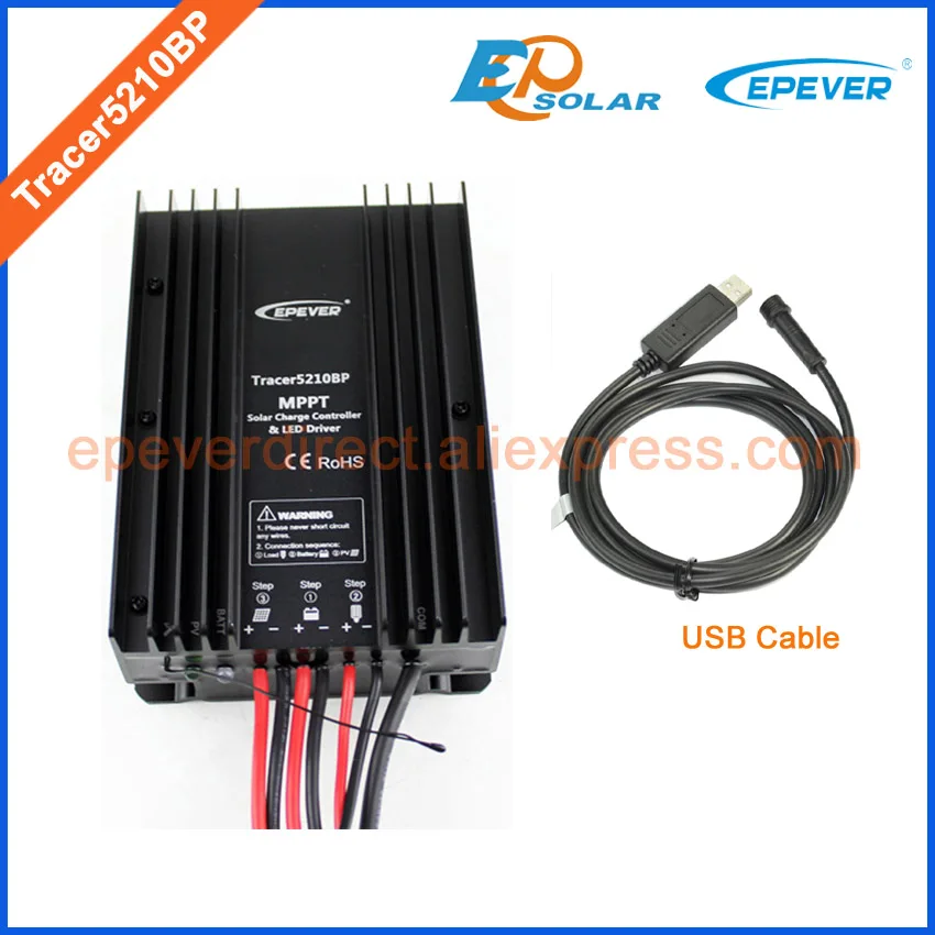 Tracer5210BP 2017 Новый продукт EPEVER 20A 20amp контроллер солнечной панели 12В 24В