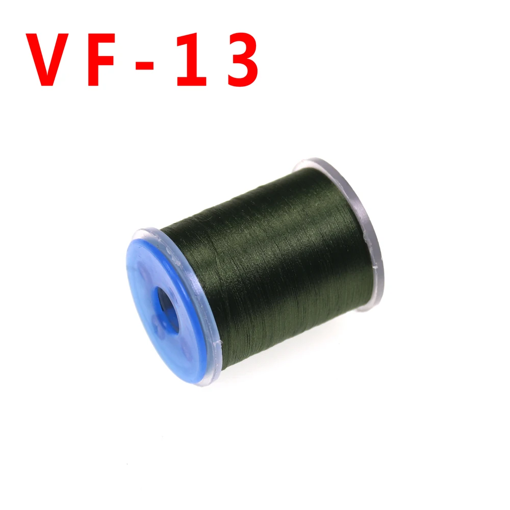color 13 Dark Olive 140D 100 ярдов линия для завязывания мушек нить для завязывания мушек не вощеная 20 цветов - Цвет: color 13 Dark Olive