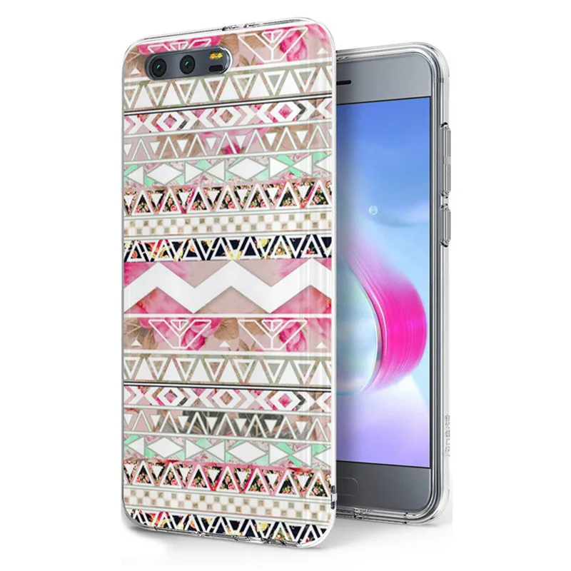 TPU Luxury For Huawei P9lite/P8 Lite 2017 Y5ii /Honor P Smart/P10 design Silicon Mandala Cover Case Fundas A094 |