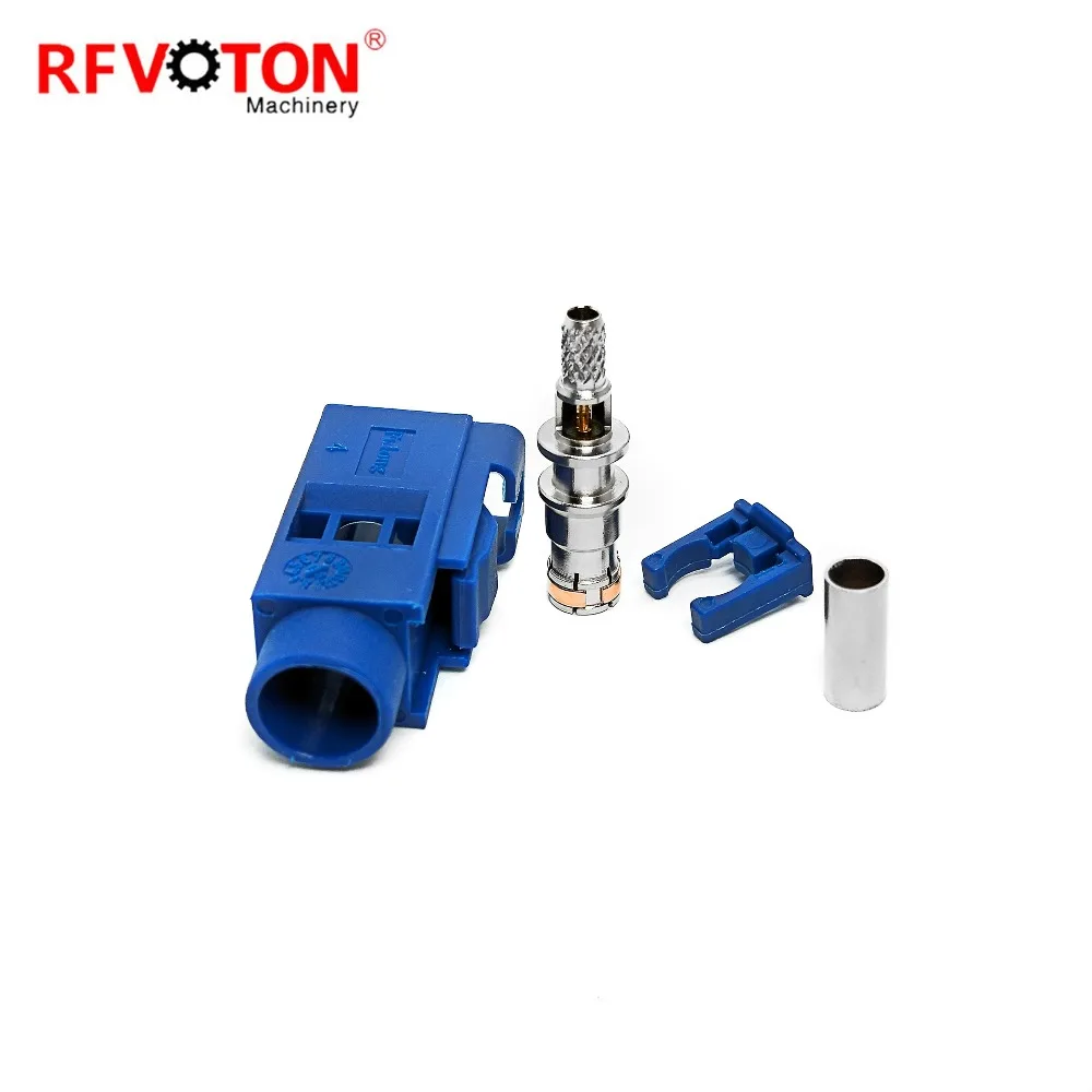 Бесплатная доставка 10 шт. SMB Fakra коннектор гнездовой разъем 50 Ом подвеска (в линии)