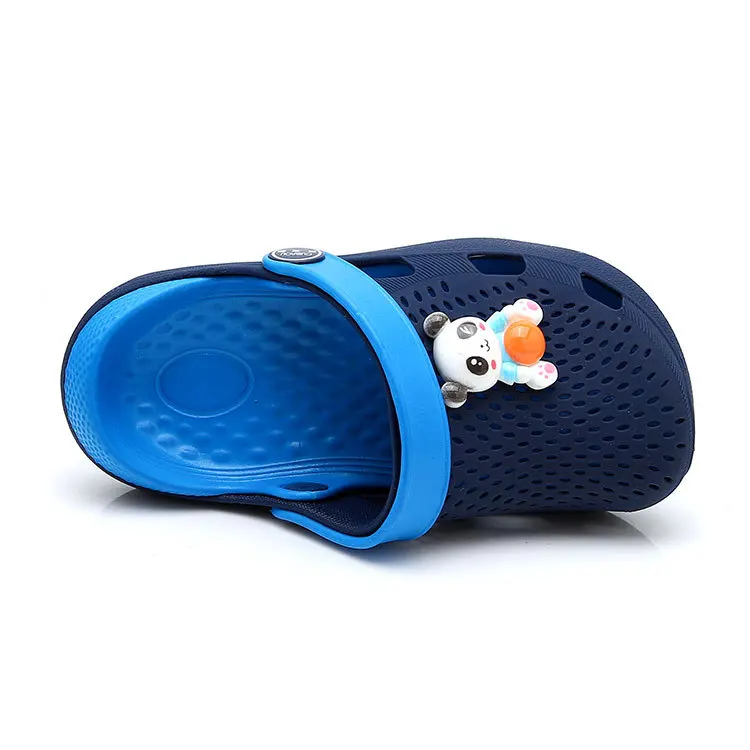 Новые модные пляжные шлепанцы для мальчиков и девочек детские сандалии летняя