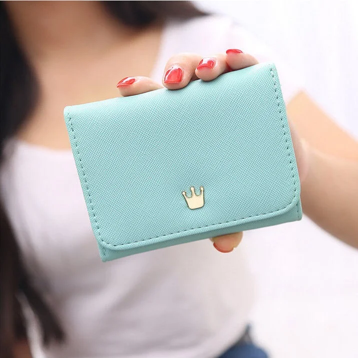 Лидер продаж 2017 маленький женский кожаный мини кошелек держатель для карт клатч