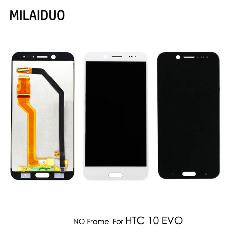 ЖК-дисплей для htc 10 EVO lcd Bolt M10H сенсорный экран стекло дигитайзер без рамки в сборе запасные части 5,5 ''белый черный
