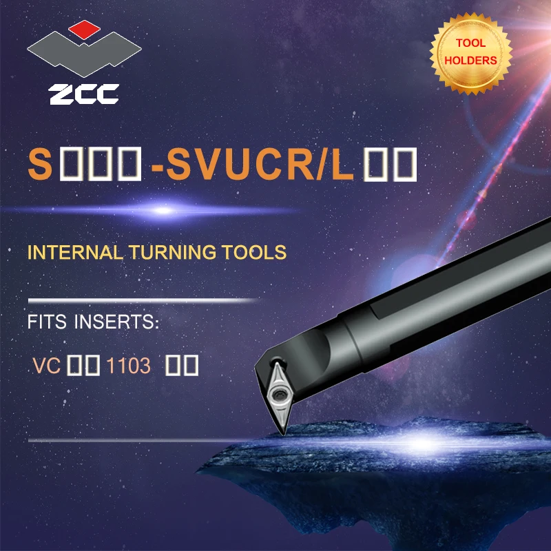 

ZCC CNC lathe tool holder SVUCR/L tungsten carbide cutting tool plate tools holder for cnc lathe cutter internal turning tool