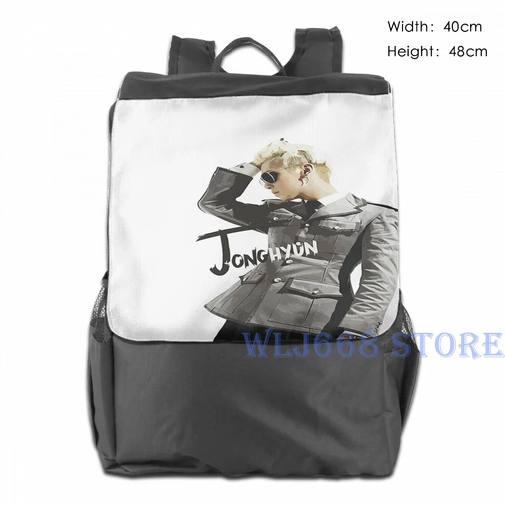Сумка через плечо с забавным графическим принтом для женщин SHINee Jonghyun (2) рюкзак на