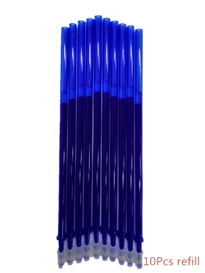 10Pcs Refill Climemo милые стираемые гелевые ручки для школы офисные принадлежности Горячая 3 шт./лот 0,38 мм волшебные чернила кавайные канцелярские принадлежности магазин студенческие письма - Цвет: 10Pcs Refill
