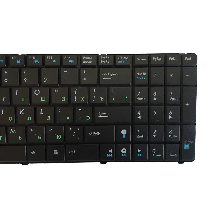 NEW Russian laptop keyboard FOR ASUS K70I K70ID F90 F50 F52 F52q X5DC X50IJ X5DIN RU black with frame | Компьютеры и офис