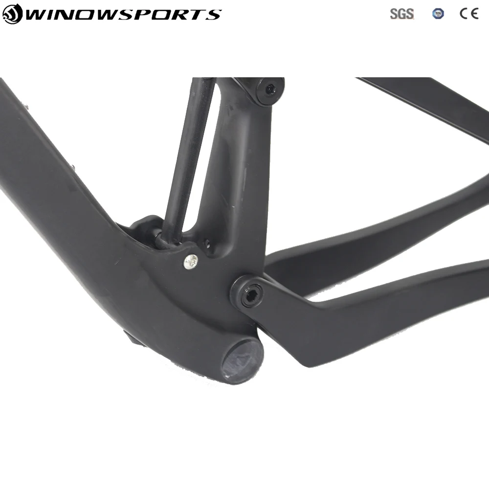 Карбоновая рама 29er mtb с полной подвеской XC для горного велосипеда карбоновая