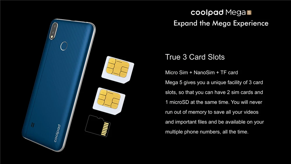 Оригинальный смартфон Coolpad mega 5 MT6739 3 ГБ 32 77 дюйма 18:9 экран Android 8 1 13 МП 3000