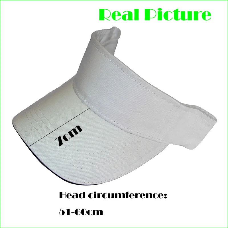 Unisex Empty Top Visor Cap Women Sunscreen Hats Man Cotton Snapback Adjustable For Running Tennis Golf | Спорт и развлечения