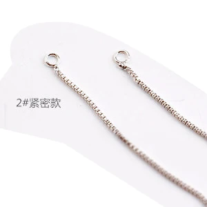 2 S925 Серебряные серьги, тонкая цепочка, сделай сам, минималистичные элегантные серьги, аксессуары, 80 мм Материал - Цвет: 2