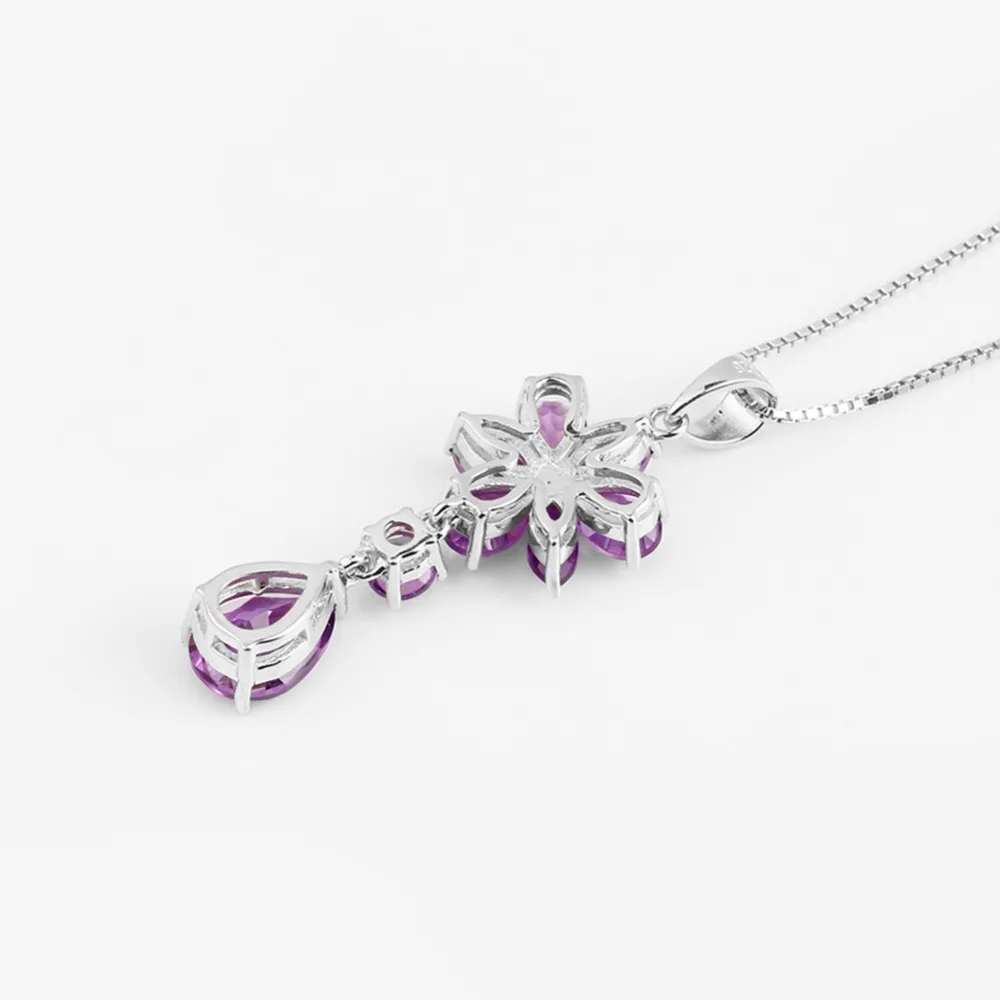 Балет из драгоценного камня 3 77ct натуральный аметистовый драгоченный камень