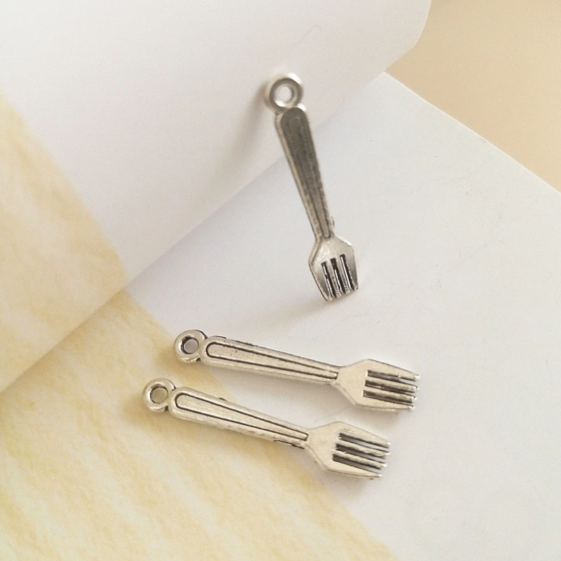 50 шт. серебряные вилки для кукольного домика | Дом и сад