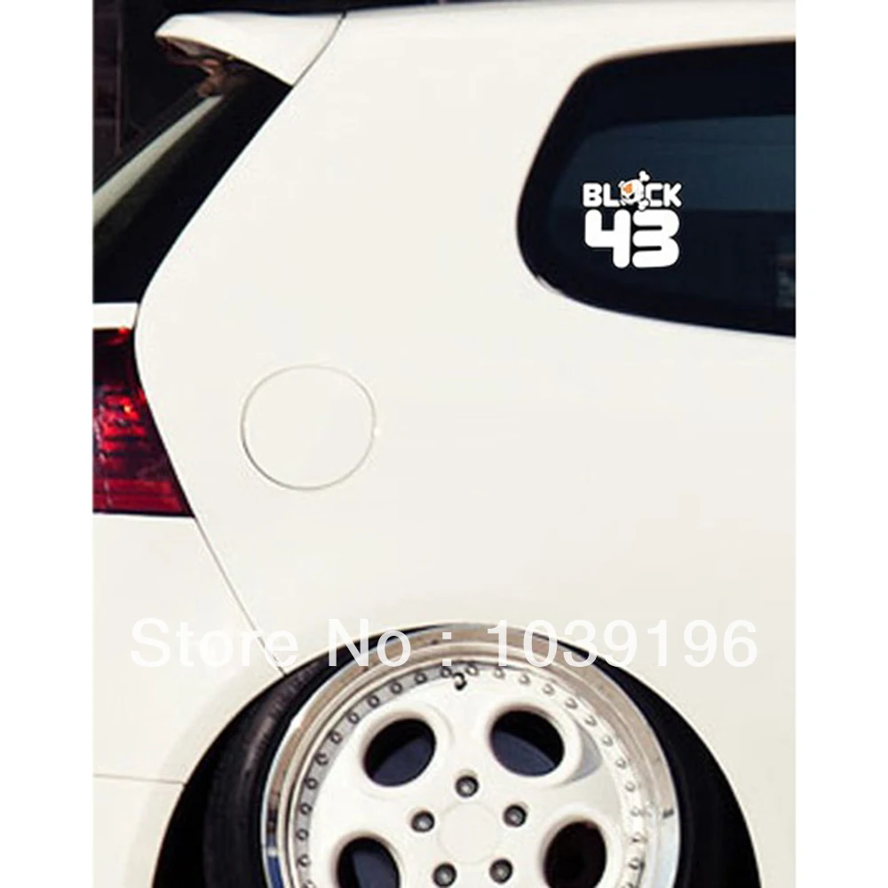 Наклейки монстр кар Кен Блок 43 череп автомобильная Наклейка для Toyota Ford Chevrolet