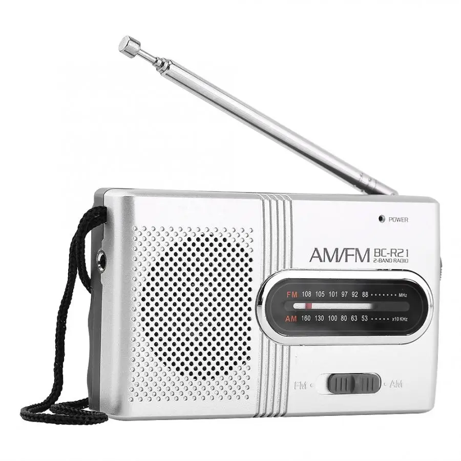 Мини Радио Портативный AM/FM радио с телескопической антенной радиоприемник Fm цифровое радио двухдиапазонный BC-R21 BC-R20 Встроенный динамик